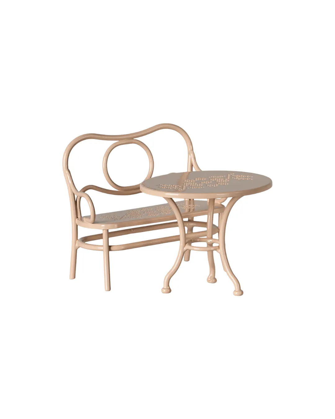 Maileg - duży zestaw kawowy dla myszek Jasnoróżowy