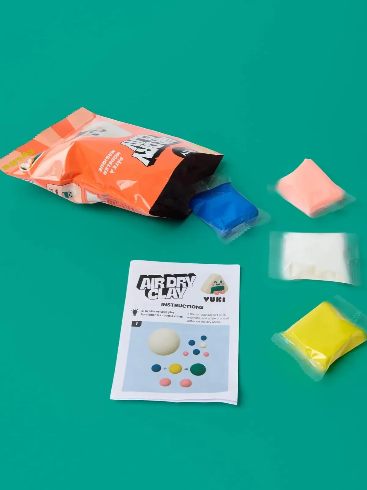 OMY - Air Clay - zestaw kreatywny z masą samoutwardzalną Yuki