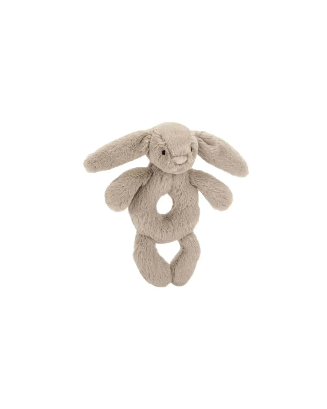 Jellycat - króliczek grzechotka beżowa 18 cm
