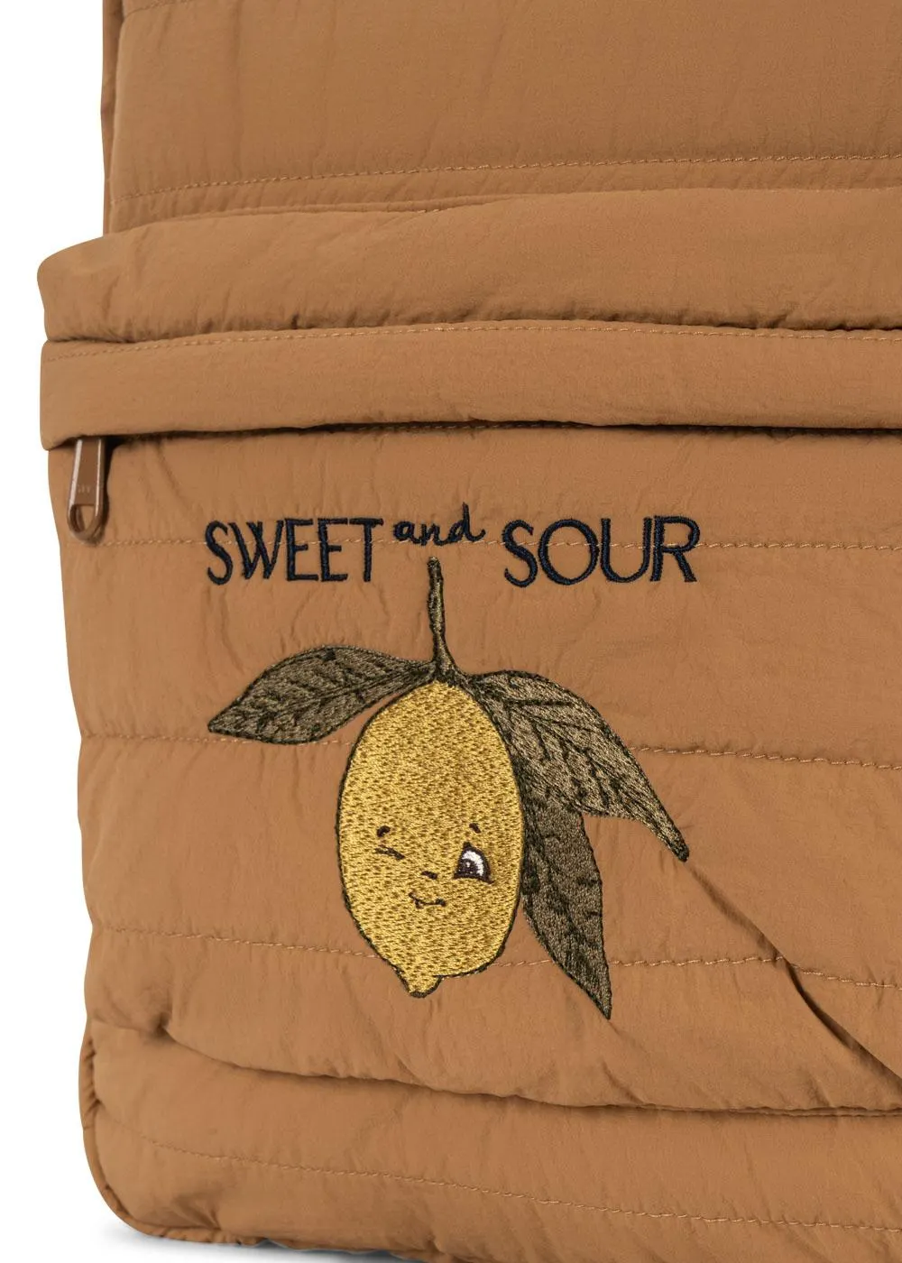 Konges Sløjd - plecak dla dziecka Juno Quilted Backpack Midi Tobacco Brown