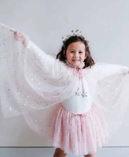 Mimi & Lula - tiulowa peleryna Pink Shooting Cape Mimi & Lula - tiulowa peleryna Pink Shooting Cape