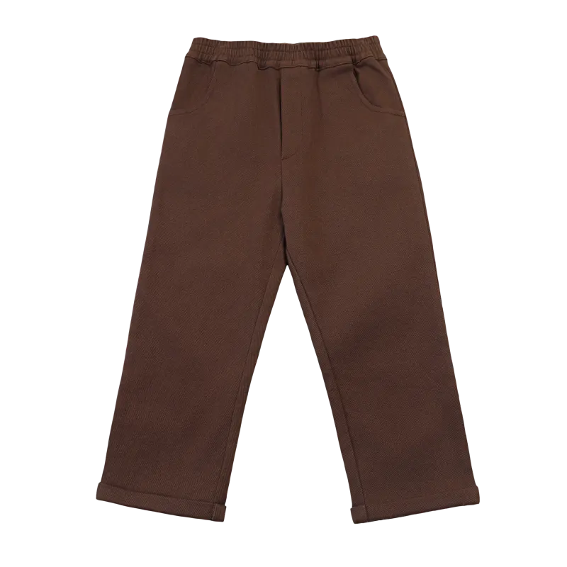 Donsje - spodnie dla malucha Olb Trousers Espresso