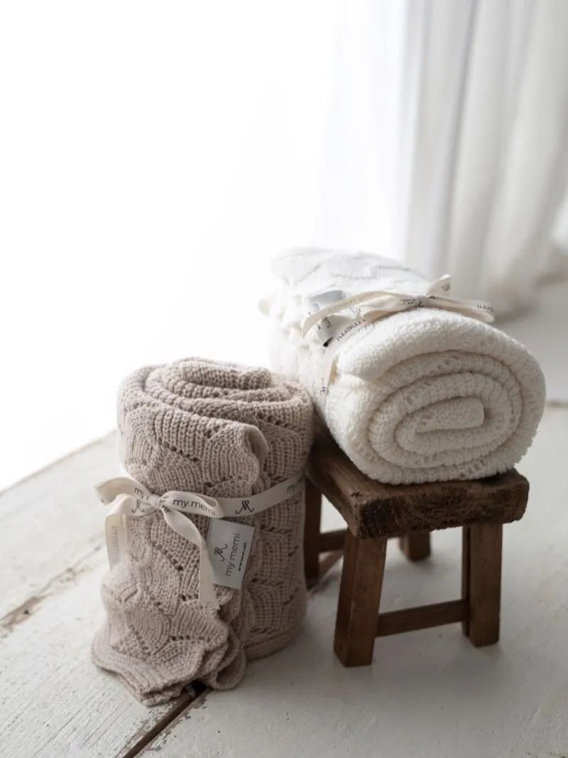 My Memi - otulacz ze 100% wełny merino premium collection Warm Beige My Memi - otulacz ze 100% wełny merino premium collection Warm Beige