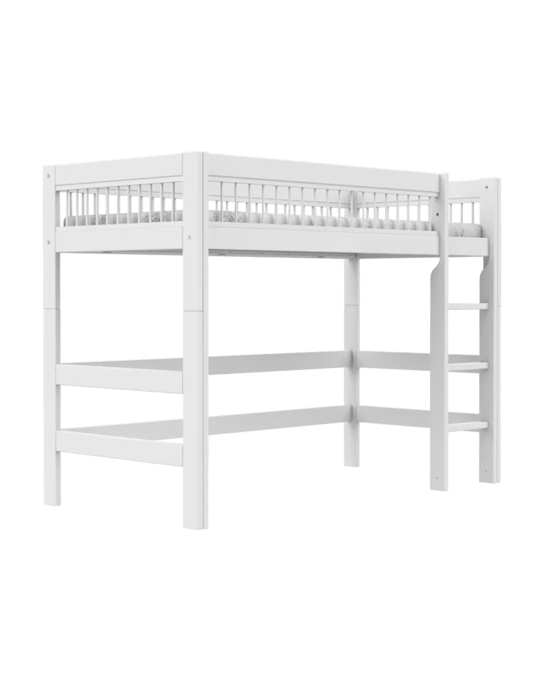 LIFETIME Kidsrooms - łóżko wysokie 152 cm z drabinką Breeze White Standard LIFETIME Kidsrooms - łóżko wysokie 152 cm z drabinką Breeze White Standard