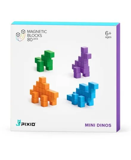 Pixio - klocki magnetyczne Mini DINOS Story Series Pixio - klocki magnetyczne Mini DINOS Story Series