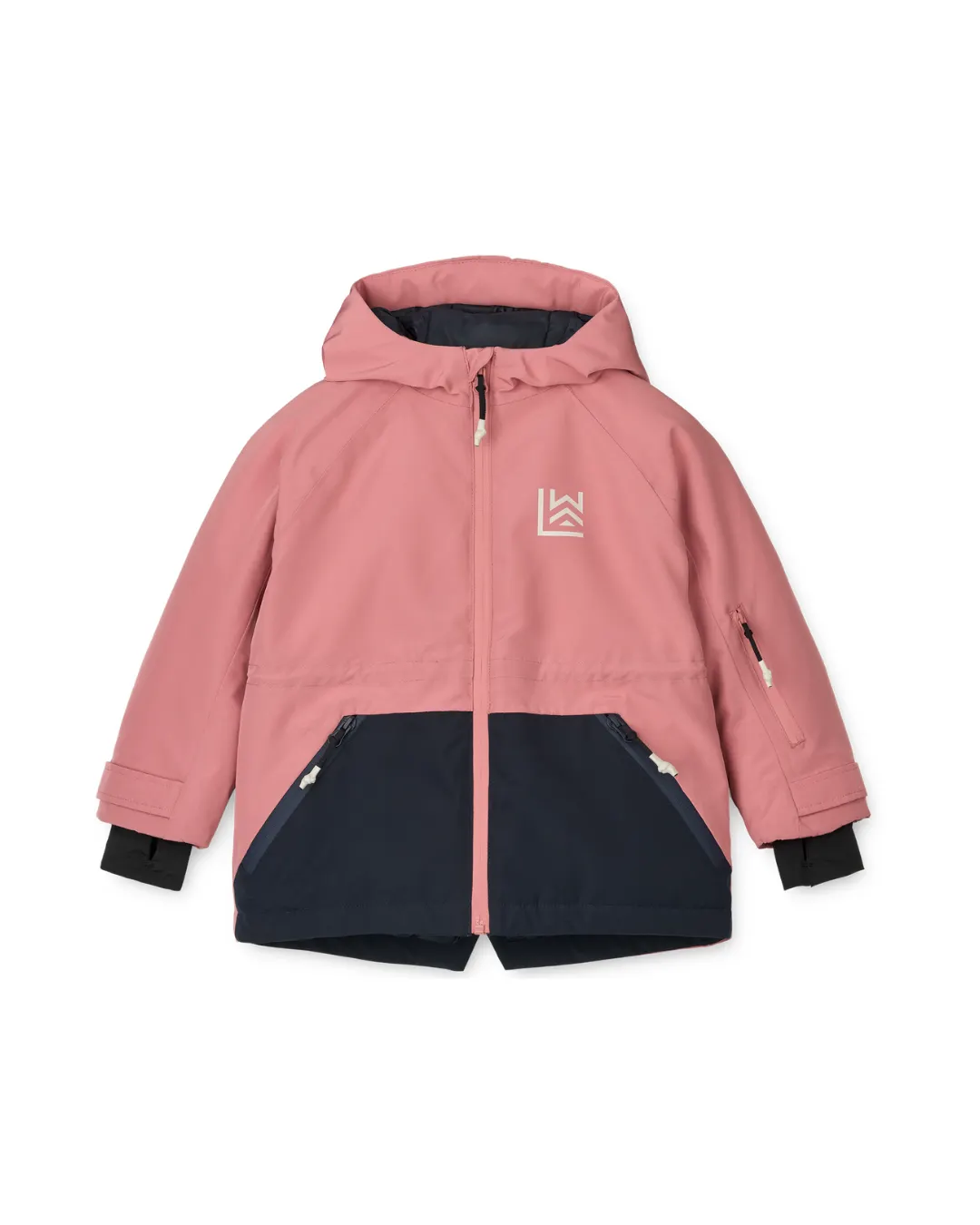 Liewood - kurtka zimowa Kalle Jacket Dusty Rose/Classic Navy