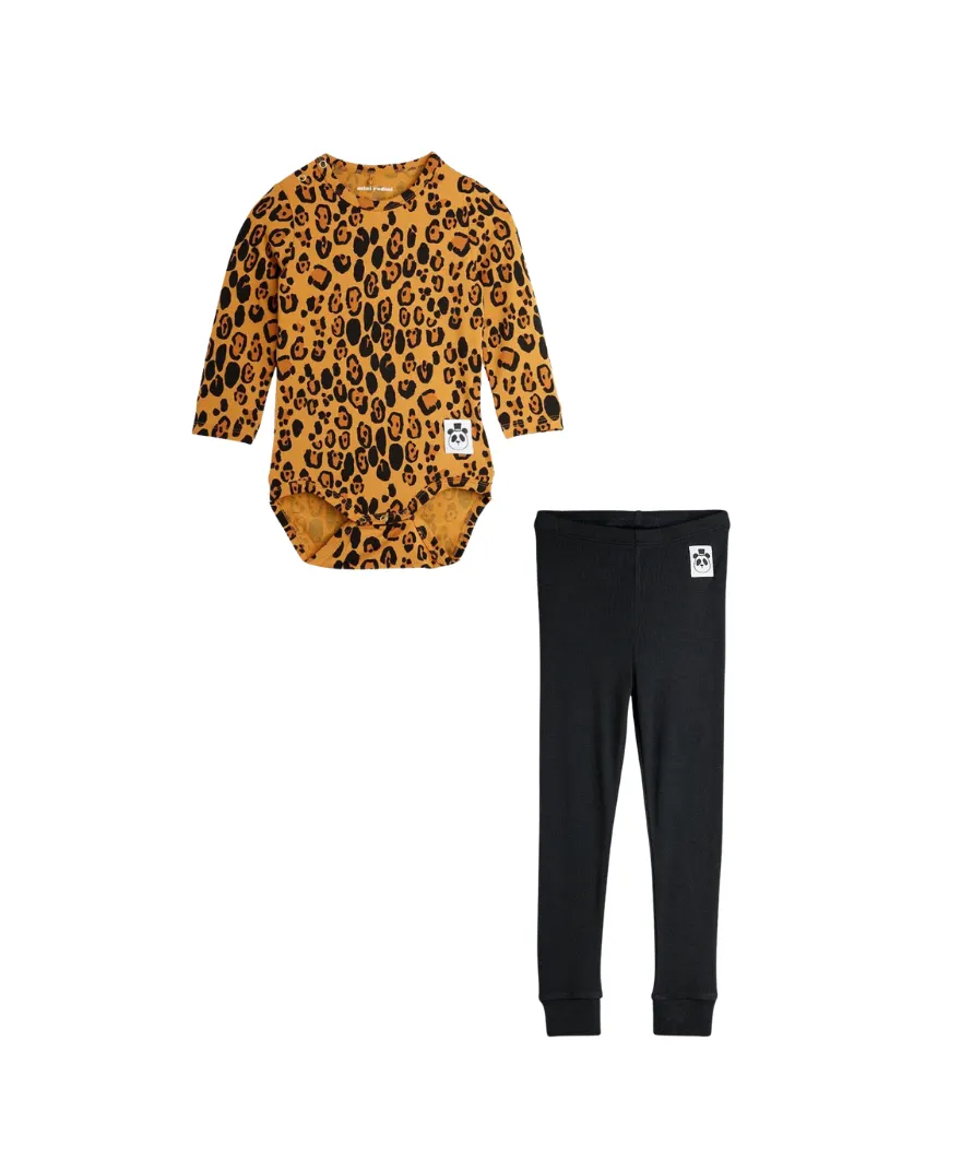Mini Rodini - stylizacja Modal Leopard