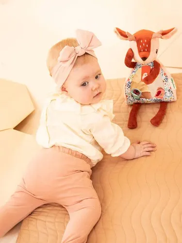 Lilliputiens - przytulanka aktywizująca z lusterkiem "A kuku" Sarenka Stella 6 m+