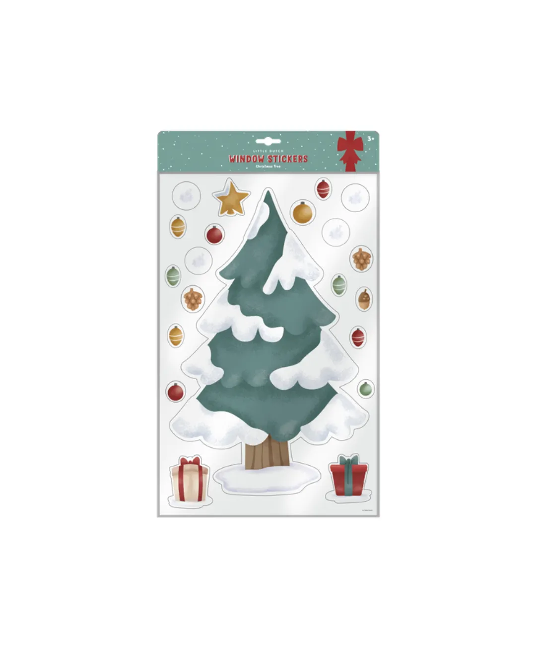 Zestaw naklejek X-MAS Little Dutch Choinka