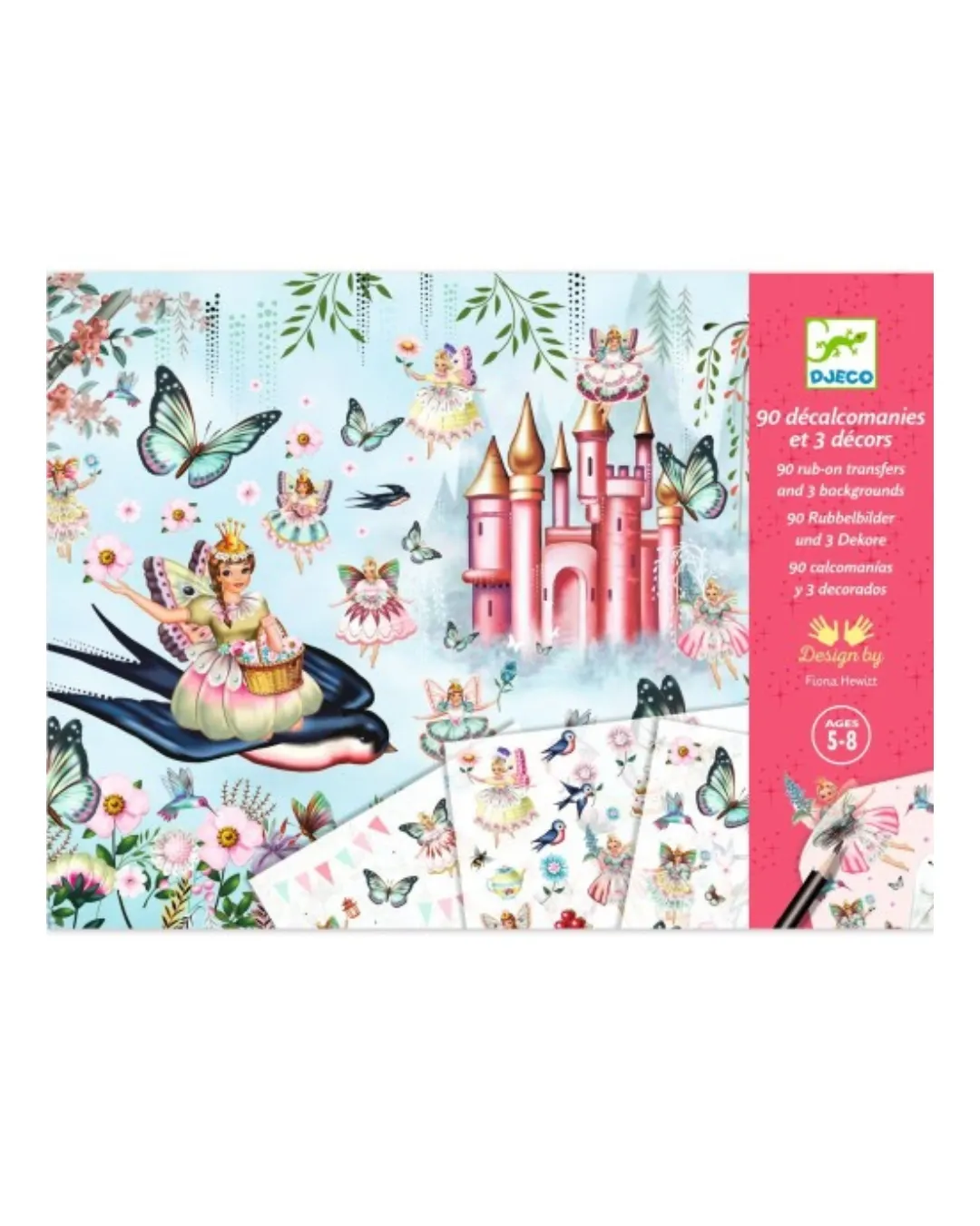 Djeco - kalkomania dla dzieci - zestaw W krainie bajek Djeco - kalkomania dla dzieci - zestaw W krainie bajek