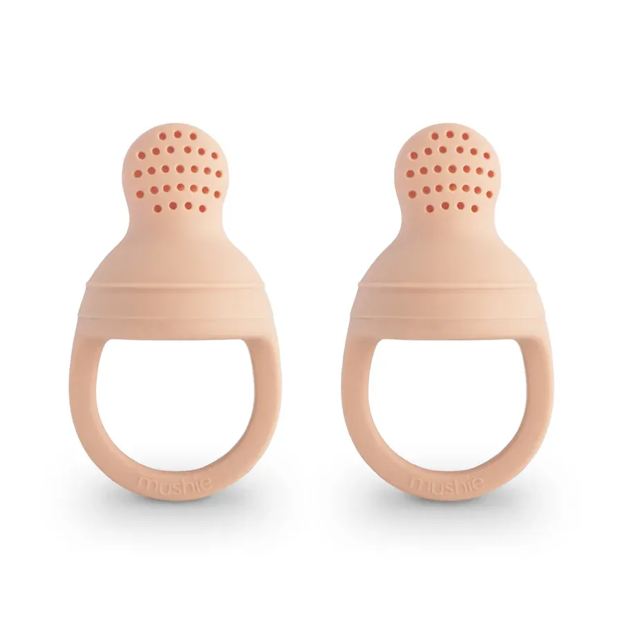 Mushie - gryzak do podawania pokarmu 2-pak Blush Mushie - gryzak do podawania pokarmu 2-pak Blush