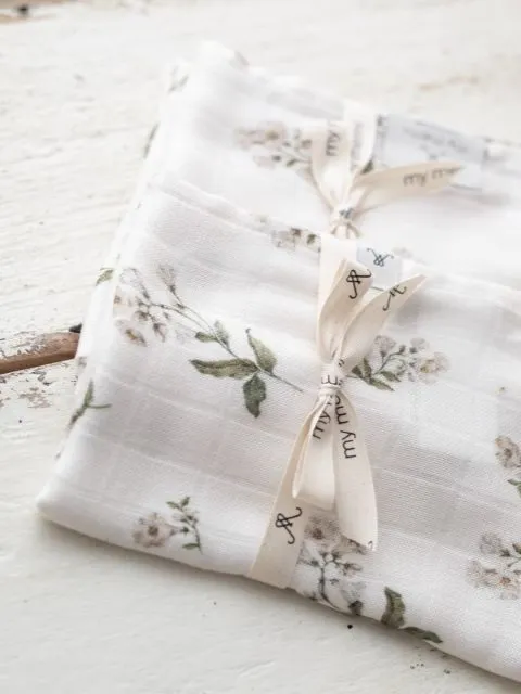 My Memi - bambusowy otulacz muślinowy 120x120 Bells My Memi - bambusowy otulacz muślinowy 120x120 Bells