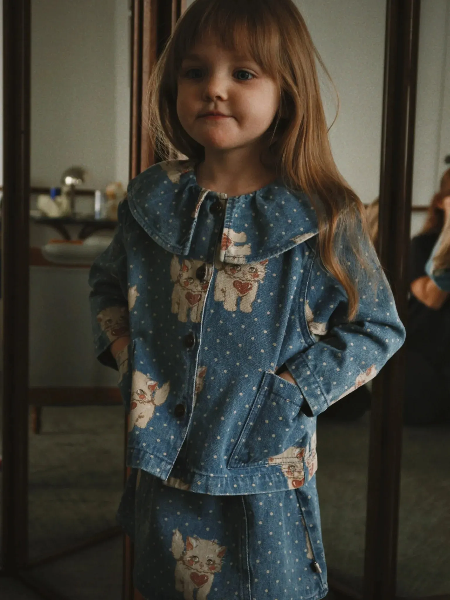 Konges Sløjd - kurtka koszulowa Magot Collar Jacket Ciao Miao GOTS
