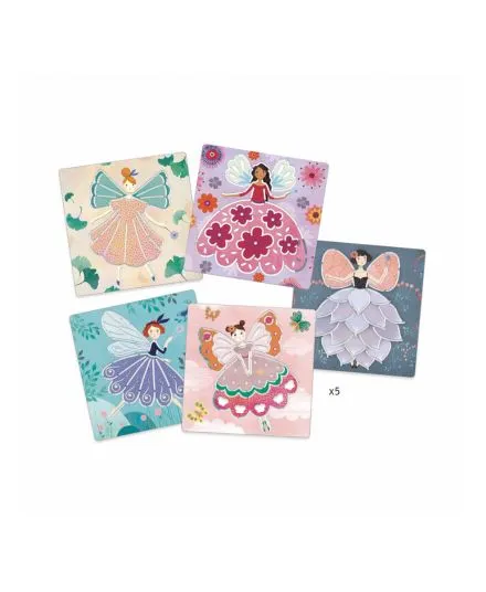 Djeco - szablony do odrysowywania dla dzieci wróżki Djeco - szablony do odrysowywania dla dzieci wróżki