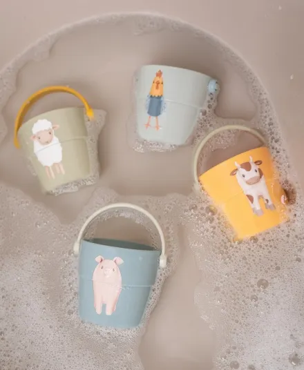 Little Dutch - kubeczki kąpielowe Little Farm Little Dutch - kubeczki kąpielowe Little Farm