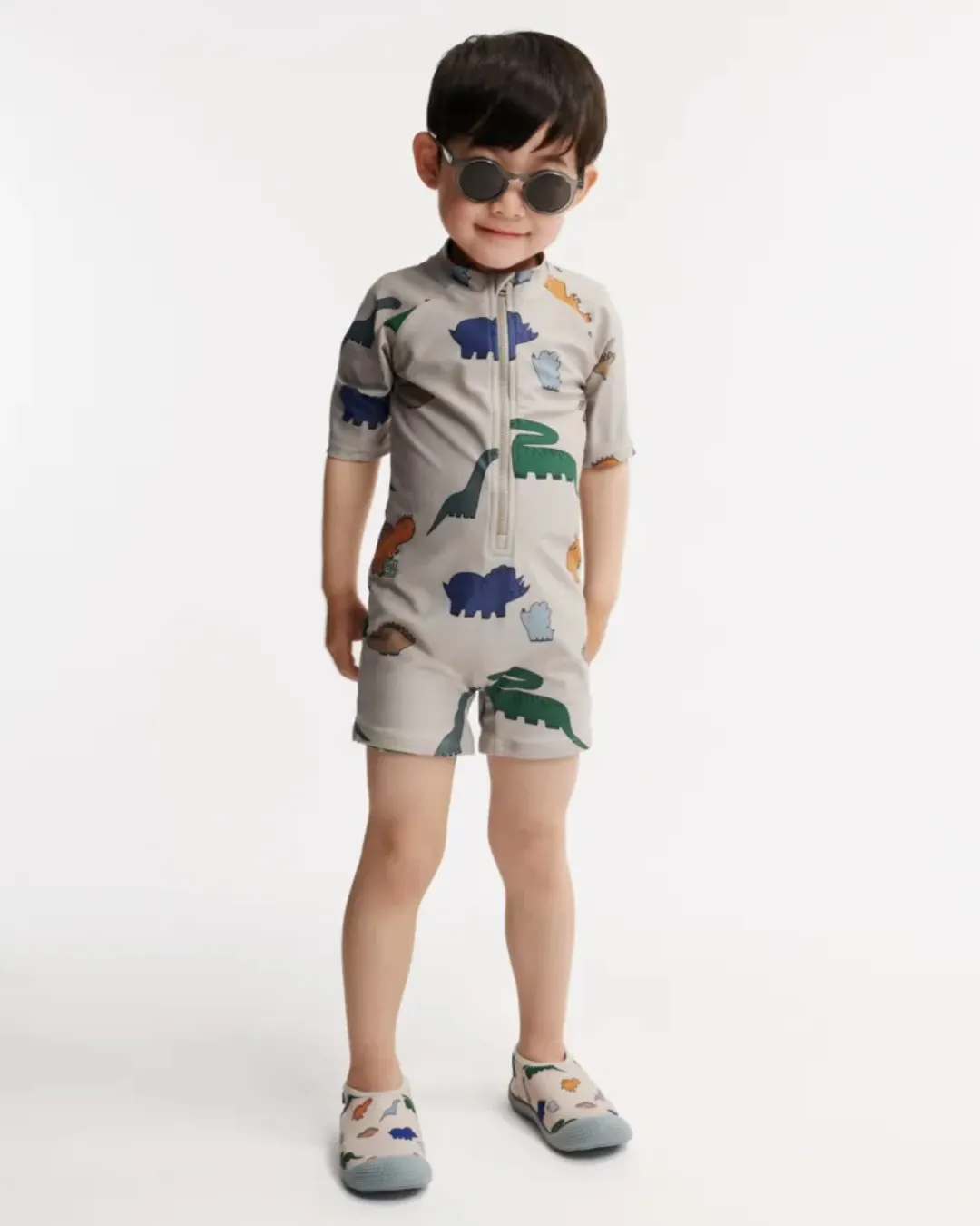 Liewood - buty do wody dziecięce Sanjia Sea Shoe dinosaurs mist