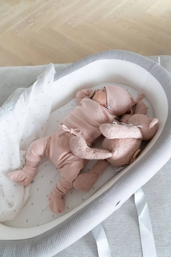 Bamboom - bambusowa czapka dla noworodka Pure różowa