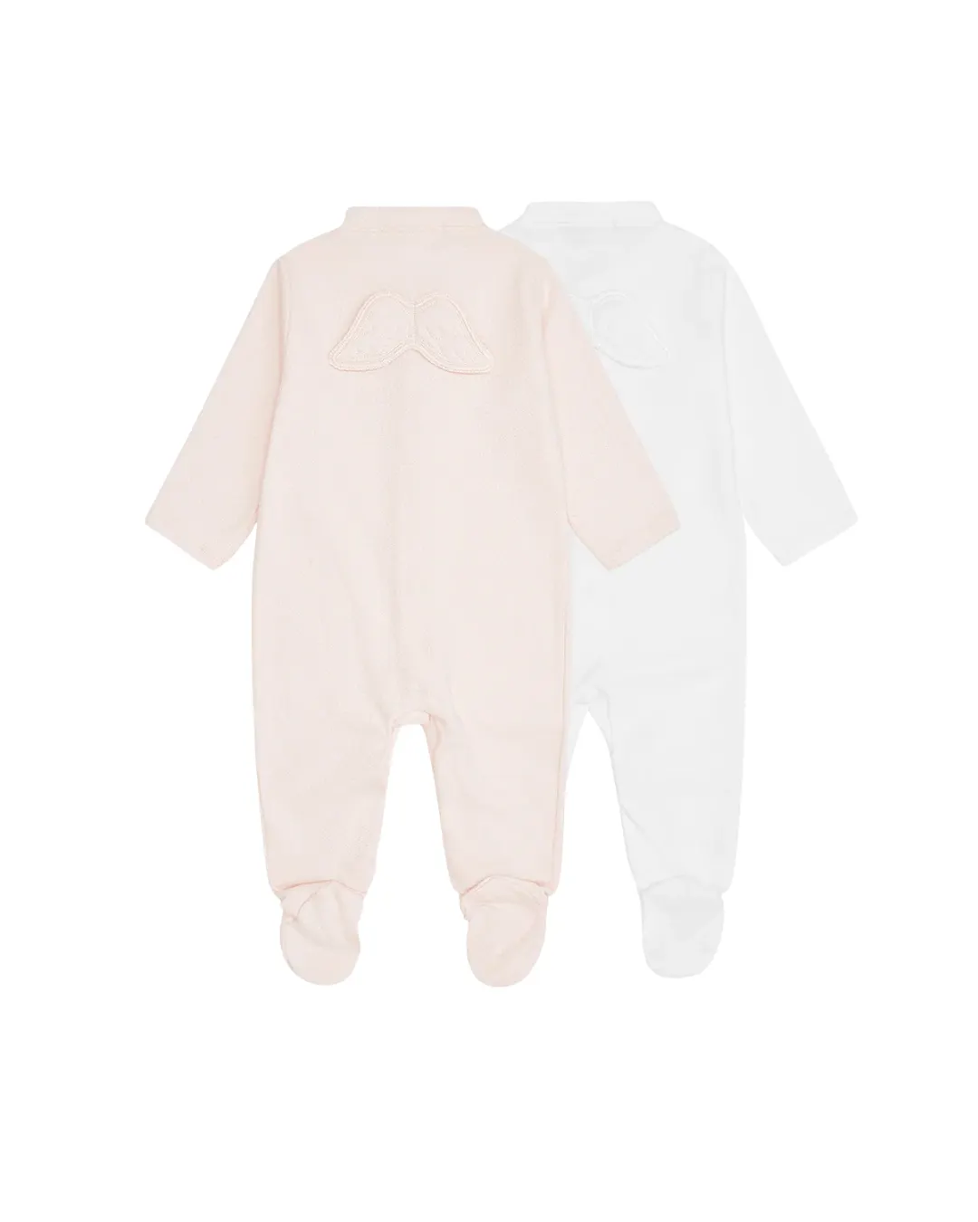 Zestaw 2 pajacyków niemowlęcych Marie-Chantal Pointelle Angel Wing Różowy Zestaw 2 pajacyków niemowlęcych Marie-Chantal Pointelle Angel Wing Różowy