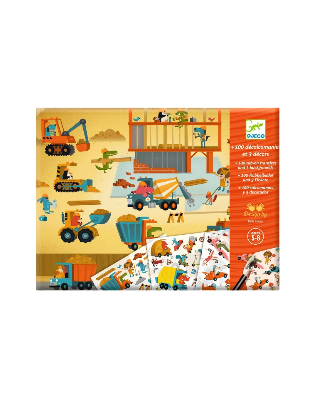 Djeco - kalkomania dla dzieci Pojazdy Djeco - kalkomania dla dzieci Pojazdy