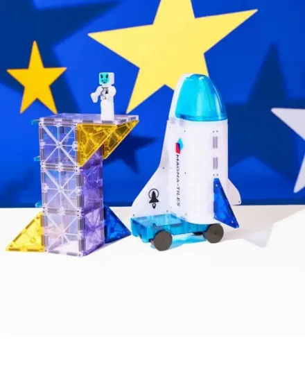 MAGNA-TILES - klocki magnetyczne dla dzieci Kosmos 32 elementy MAGNA-TILES - klocki magnetyczne dla dzieci Kosmos 32 elementy