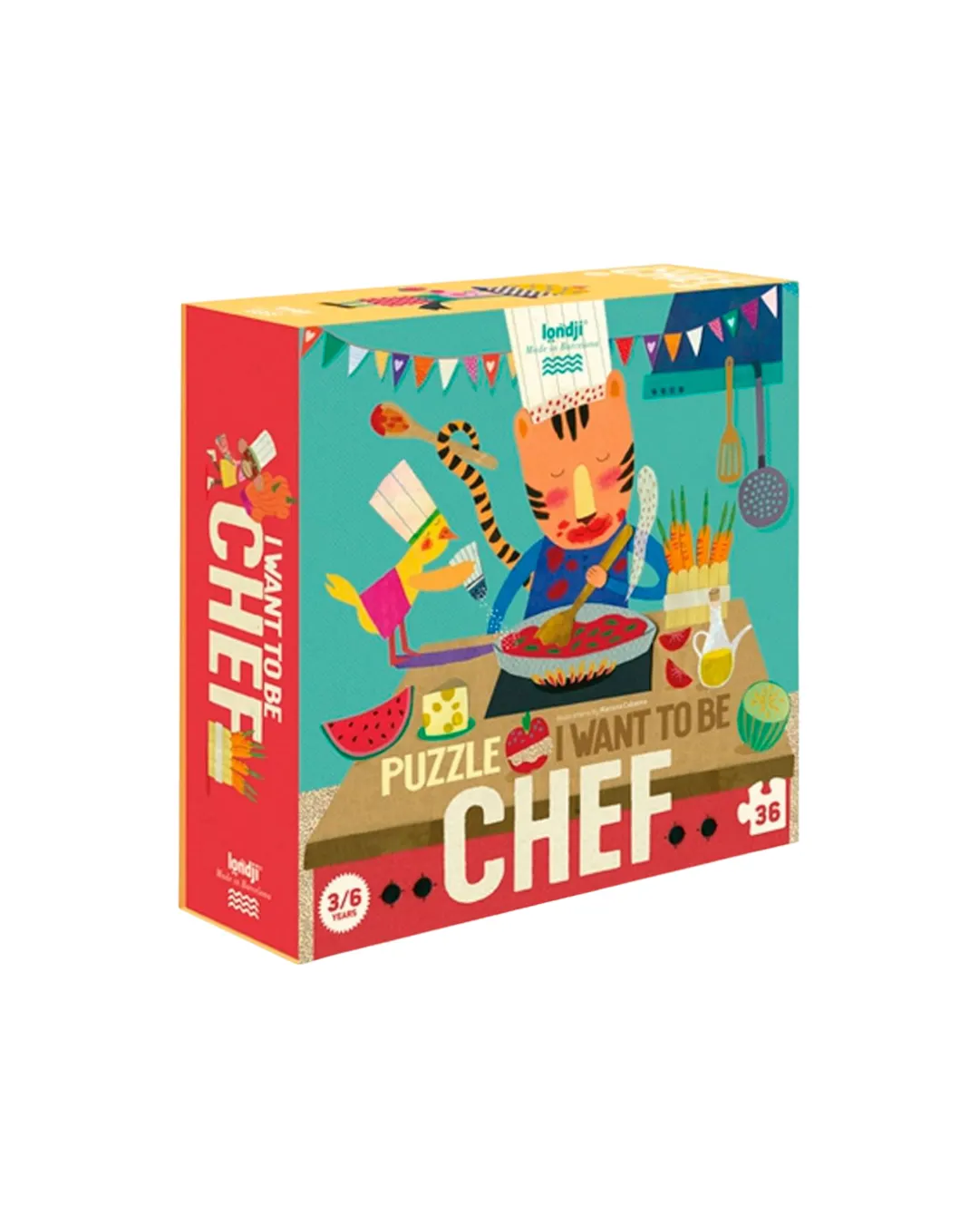 Londji - puzzle dla dzieci, Chcę być szefem kuchni!