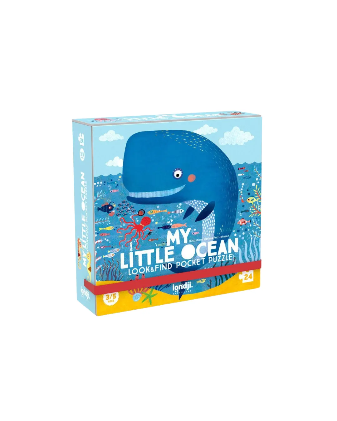 Londji - puzzle kieszonkowe Mój Mały Ocean Londji - puzzle kieszonkowe Mój Mały Ocean