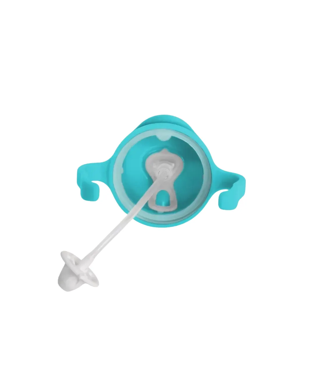 B.box - bidon dla dzieci - kubek niekapek ze słomką 240 ml lazurowy