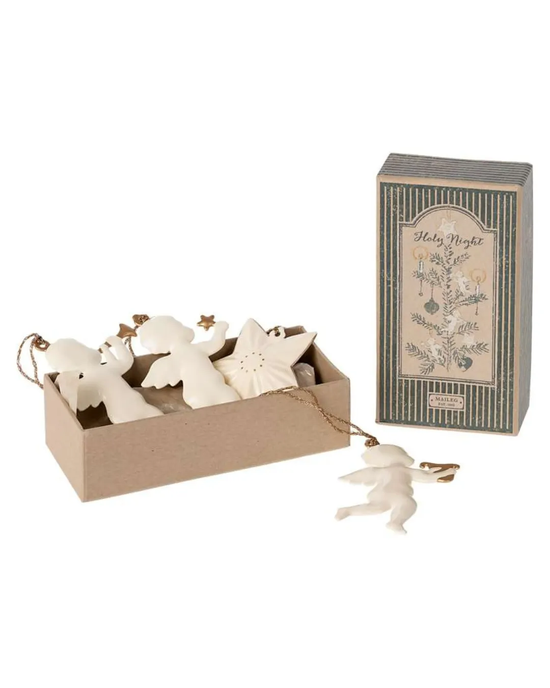 Maileg - zestaw dekoracji metalowych bożonarodzeniowych Holy Night Maileg - zestaw dekoracji metalowych bożonarodzeniowych Holy Night