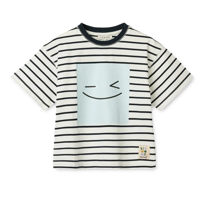 Liewood - stylizacja chłopięca letnia Smiley Stripe Liewood - stylizacja chłopięca letnia Smiley Stripe