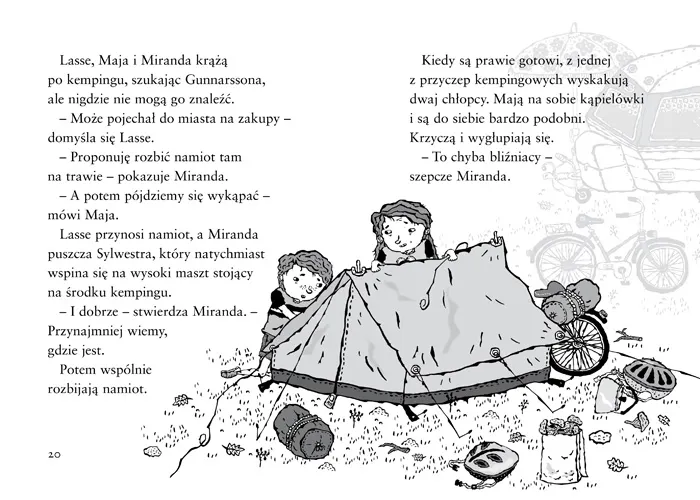 Wydawnictwo Zakamarki - Tajemnica kempingu, Biuro Detektywistyczne Lassego i Mai Wydawnictwo Zakamarki - Tajemnica kempingu, Biuro Detektywistyczne Lassego i Mai