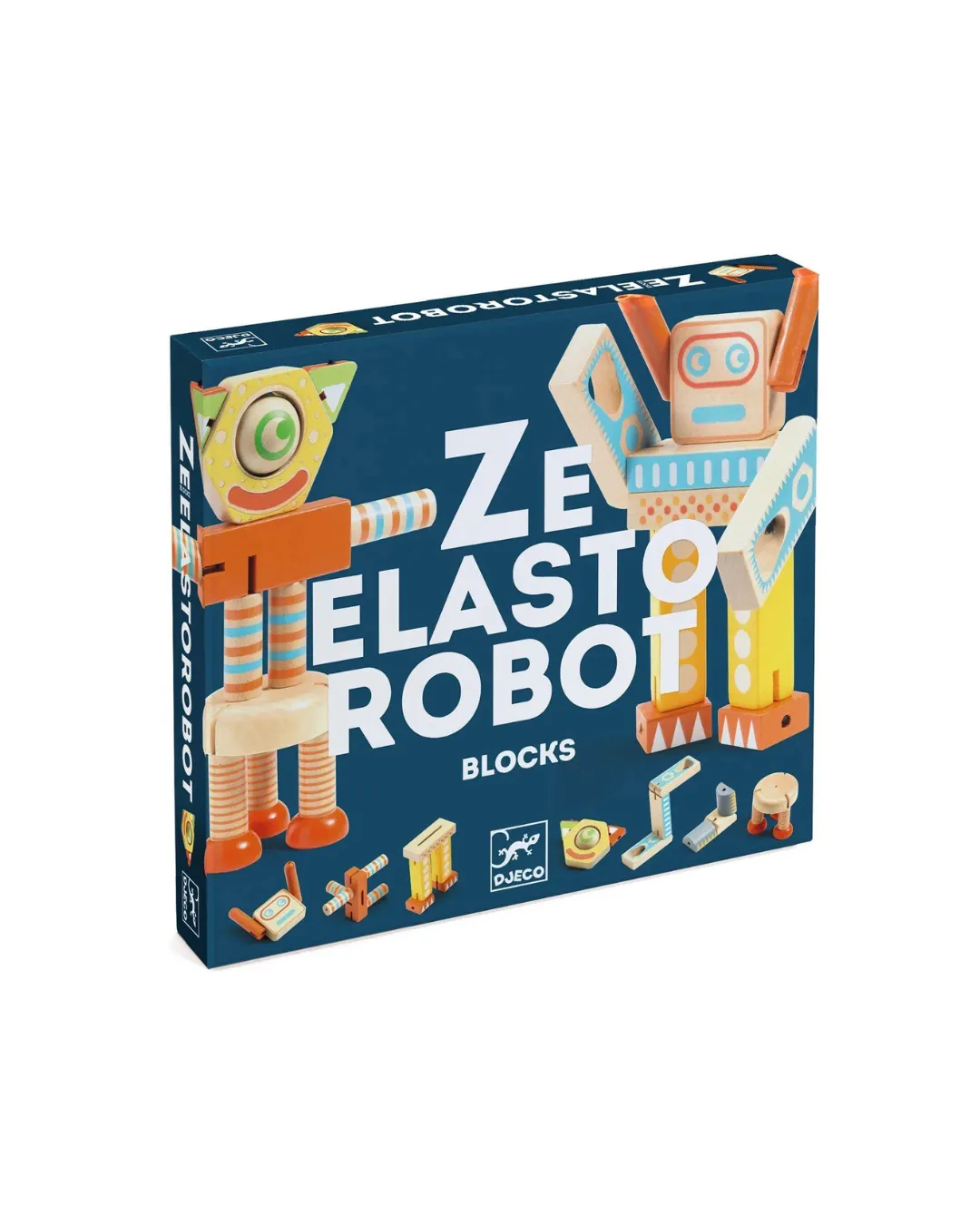 Djeco - drewniany robot ZE ELASTOROBOT Djeco - drewniany robot ZE ELASTOROBOT