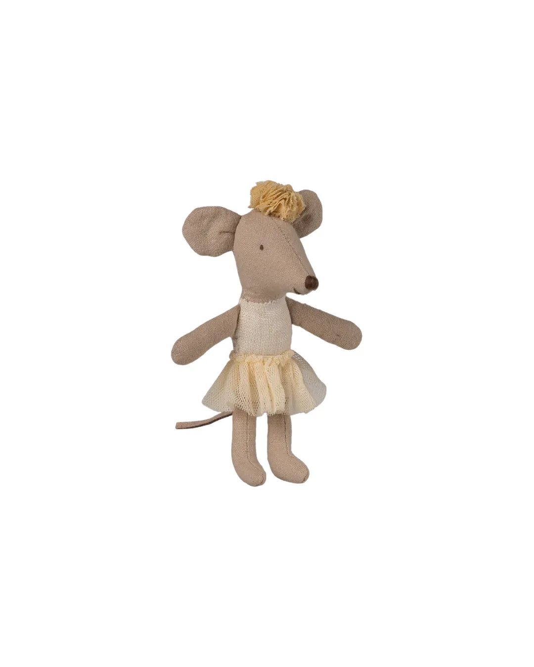 Maileg - myszka baletnica Mała siostrzyczka złamana biel