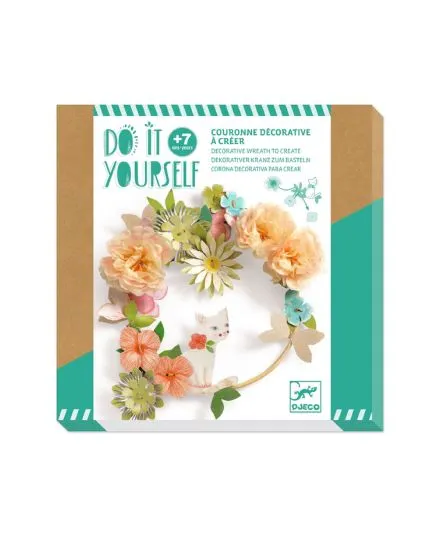 Djeco - zestaw zrób to sam - dekoracyjny wianek 