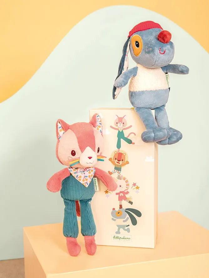 Lilliputiens - przytulanka w ozdobnym pudełku Kotka Jeanne 3m+ Lilliputiens - przytulanka w ozdobnym pudełku Kotka Jeanne 3m+