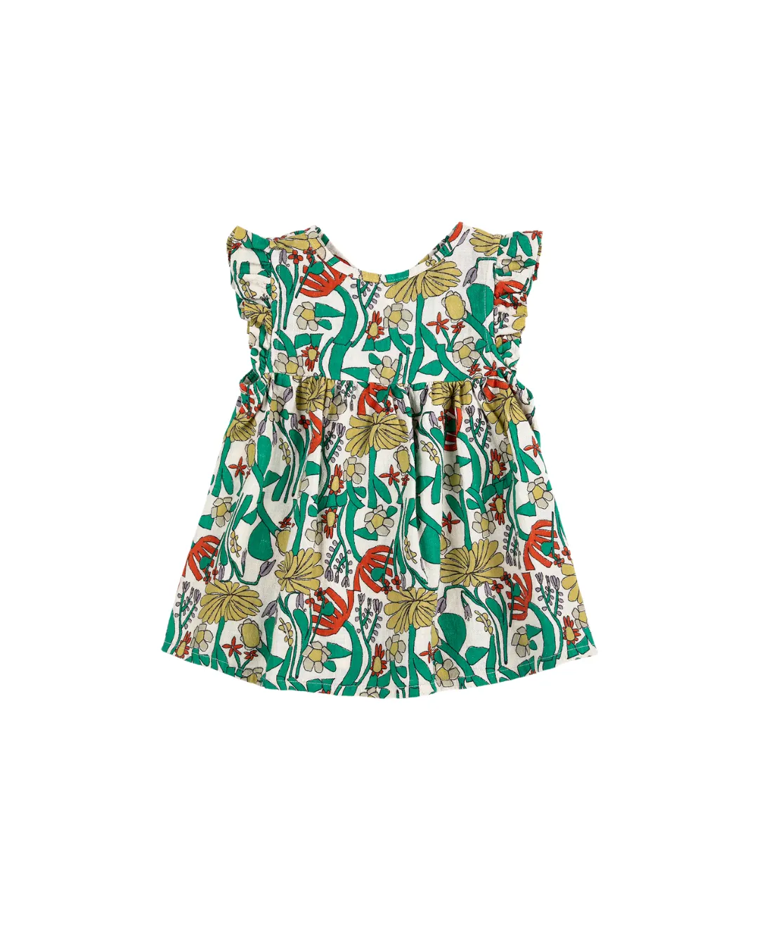 BOBO CHOSES - sukienka bawełniana Color Herbalist All Over