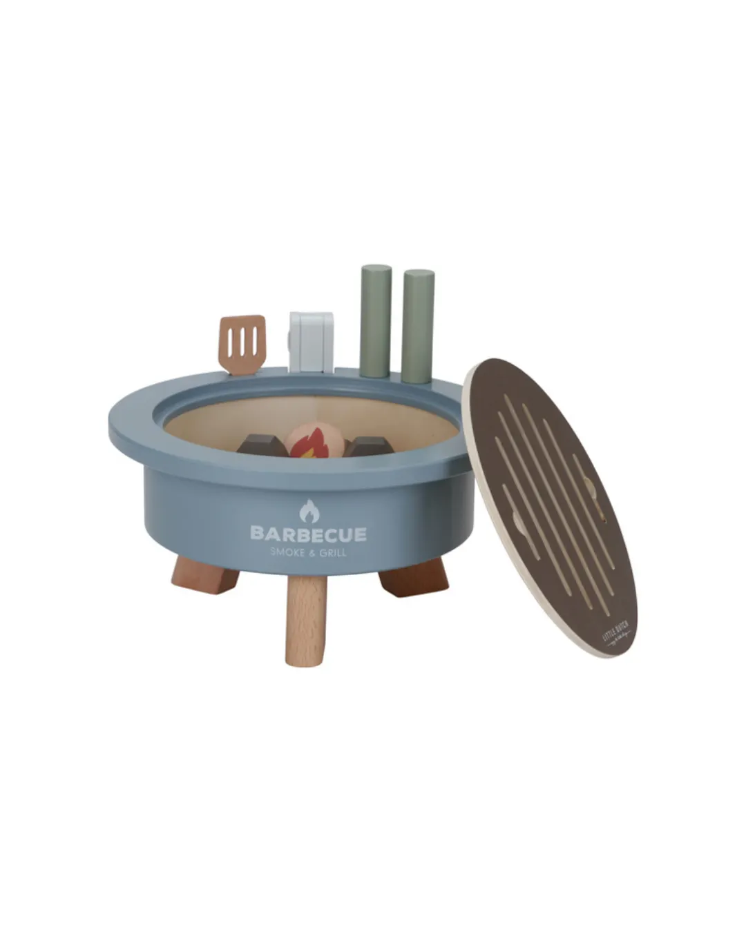 Little Dutch - drewniany zestaw do grillowania dla dzieci