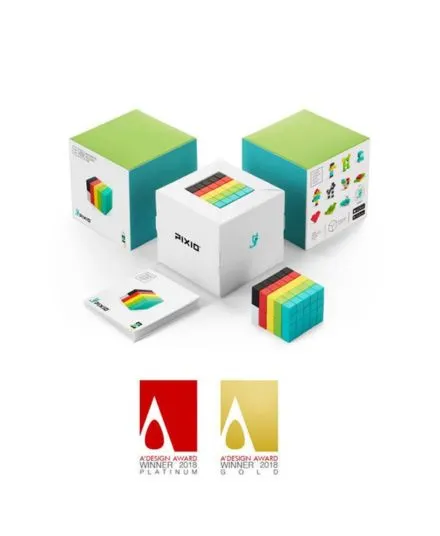 Pixio - klocki magnetyczne 25 sztuk Design Series Pixio - klocki magnetyczne 25 sztuk Design Series