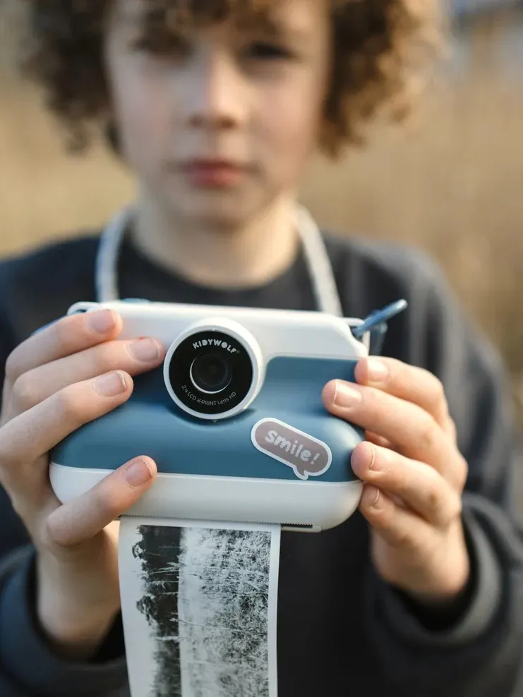 Kidywolf - K-PRINT - aparat z drukarką niebieski