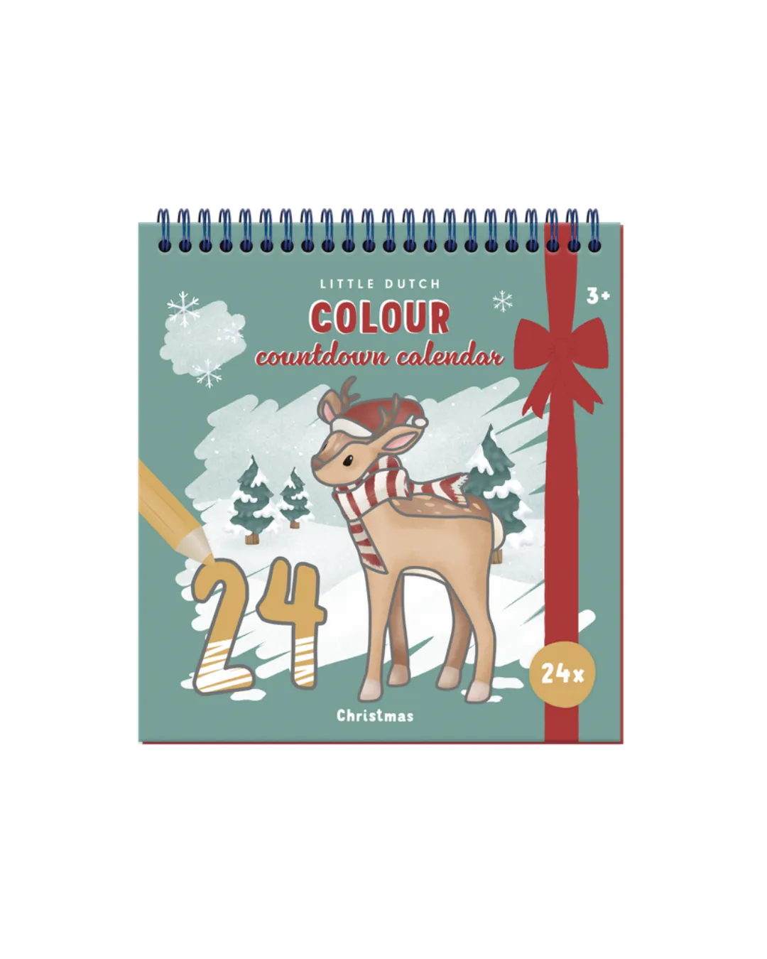 Kolorowanka Little Dutch kalendarz adwentowy