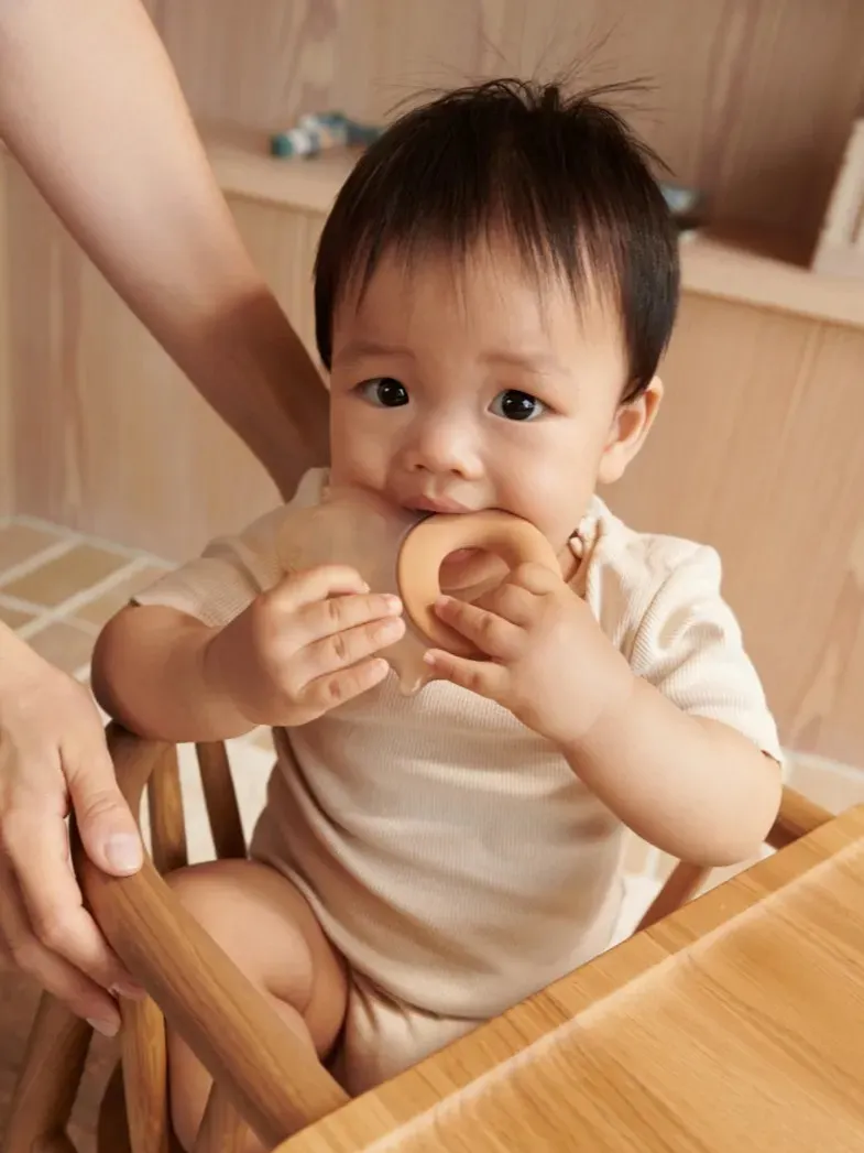 Liewood - zestaw dwóch chłodzących gryzaków Rita Elephant Pale tuscany / Sandy