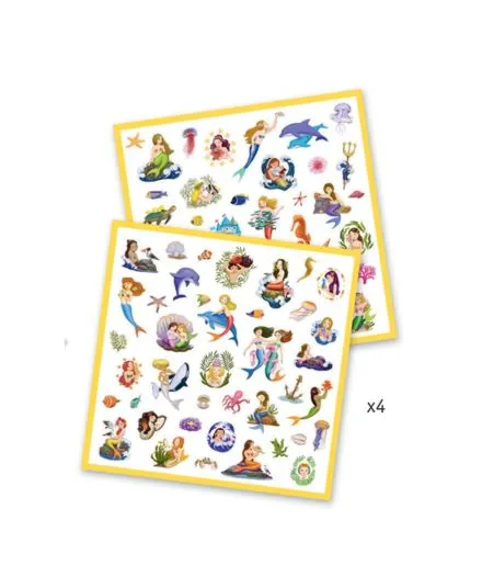 Djeco - naklejki syrenki Djeco - naklejki syrenki