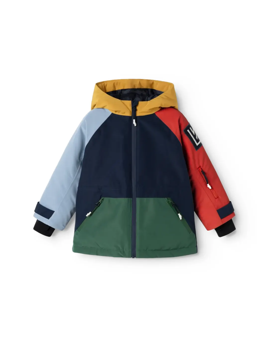 Liewood - kurtka zimowa Kalle Garden Green Multi Mix