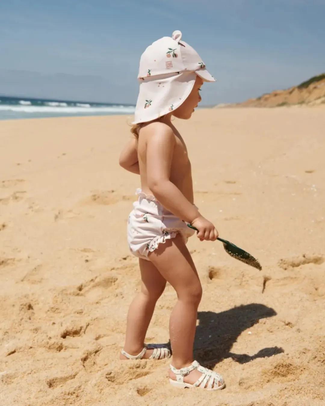  Liewood - kapelusz przeciwsłoneczny Senia z uszami peach sea shell