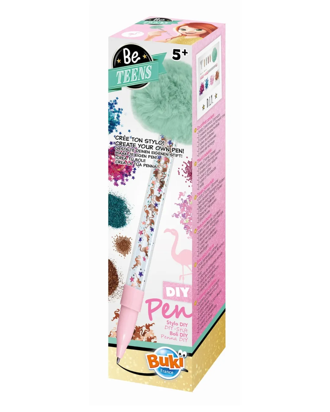 Buki - zrób to sam - Długopis Jednorożec