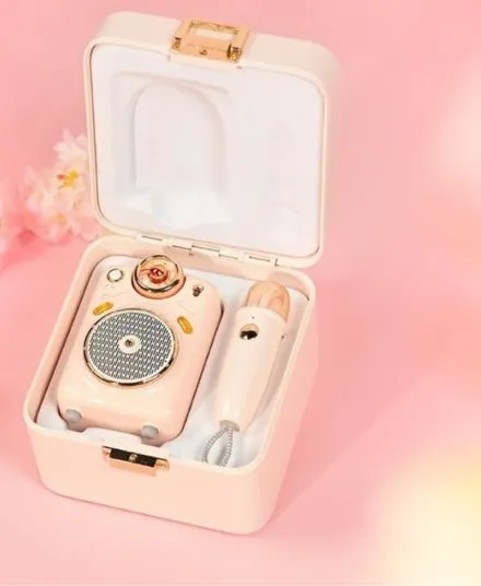 Divoom - głośnik bezprzewodowy z mikrofonem Fairy Ok Pink