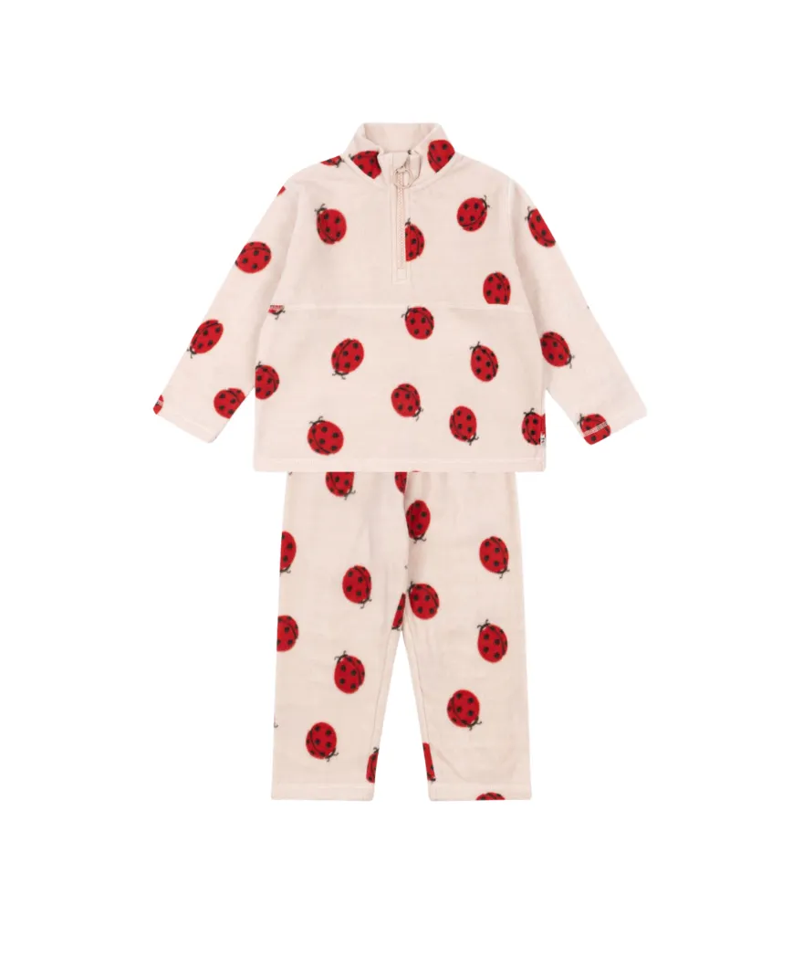 Konges Sløjd - ciepła stylizacja Tavi Fleece Ladybug