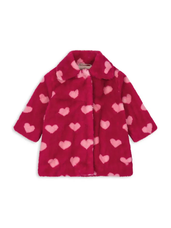 Płaszczyk dla dziewczynki Konges Sløjd Fuzzie Amour Jazzy Płaszczyk dla dziewczynki Konges Sløjd Fuzzie Amour Jazzy