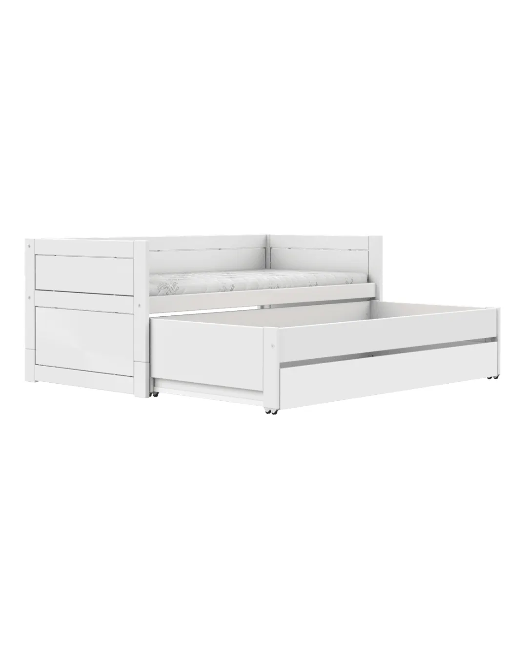 LIFETIME Kidsrooms - łóżko Cabin Bed z wysuwanym łóżkiem i szufladą White Standard LIFETIME Kidsrooms - łóżko Cabin Bed z wysuwanym łóżkiem i szufladą White Standard