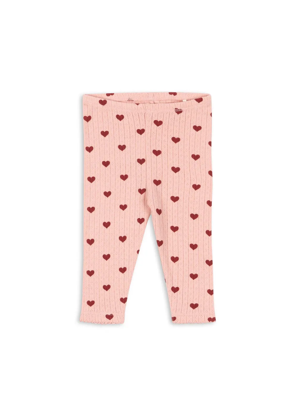 Konges Sløjd - legginsy bawełniane dziecięce Minnie Pants GOTS Amour Rouge Konges Sløjd - legginsy bawełniane dziecięce Minnie Pants GOTS Amour Rouge