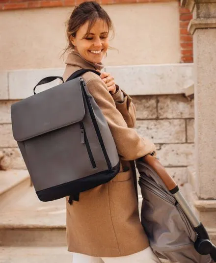 Beaba - praktyczny plecak dla rodzica Oslo Mineral Grey